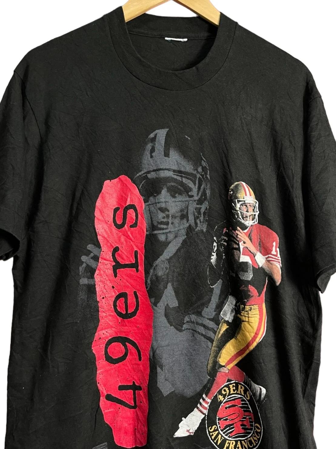 Vintage Style 90s San Francisco 49Ers Graphic ArHoodie Sweatshirt Shirt Gifts for NFL Fans - Image 2