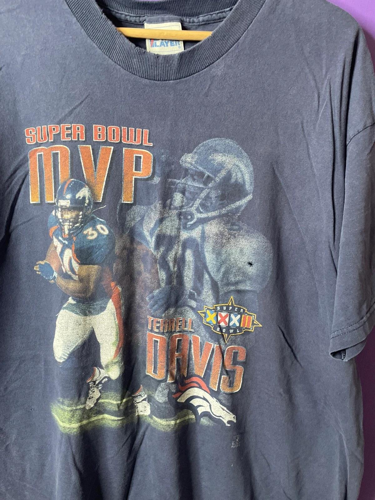Vintage Style 90s Terrell Davis Superbowl Mvp Sweatshirt T-shirt, NFL Football Teams Gifts For Fans