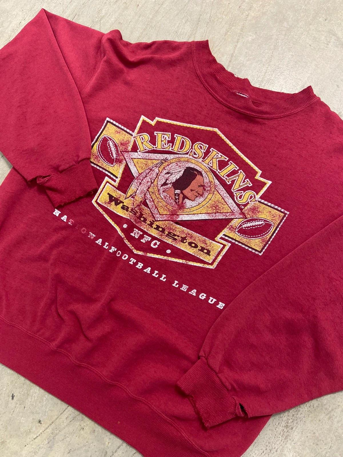 Vintage Style 90s Was Redskins NFL Sweatshirt T-shirt, NFL Football Teams Gifts For Fans