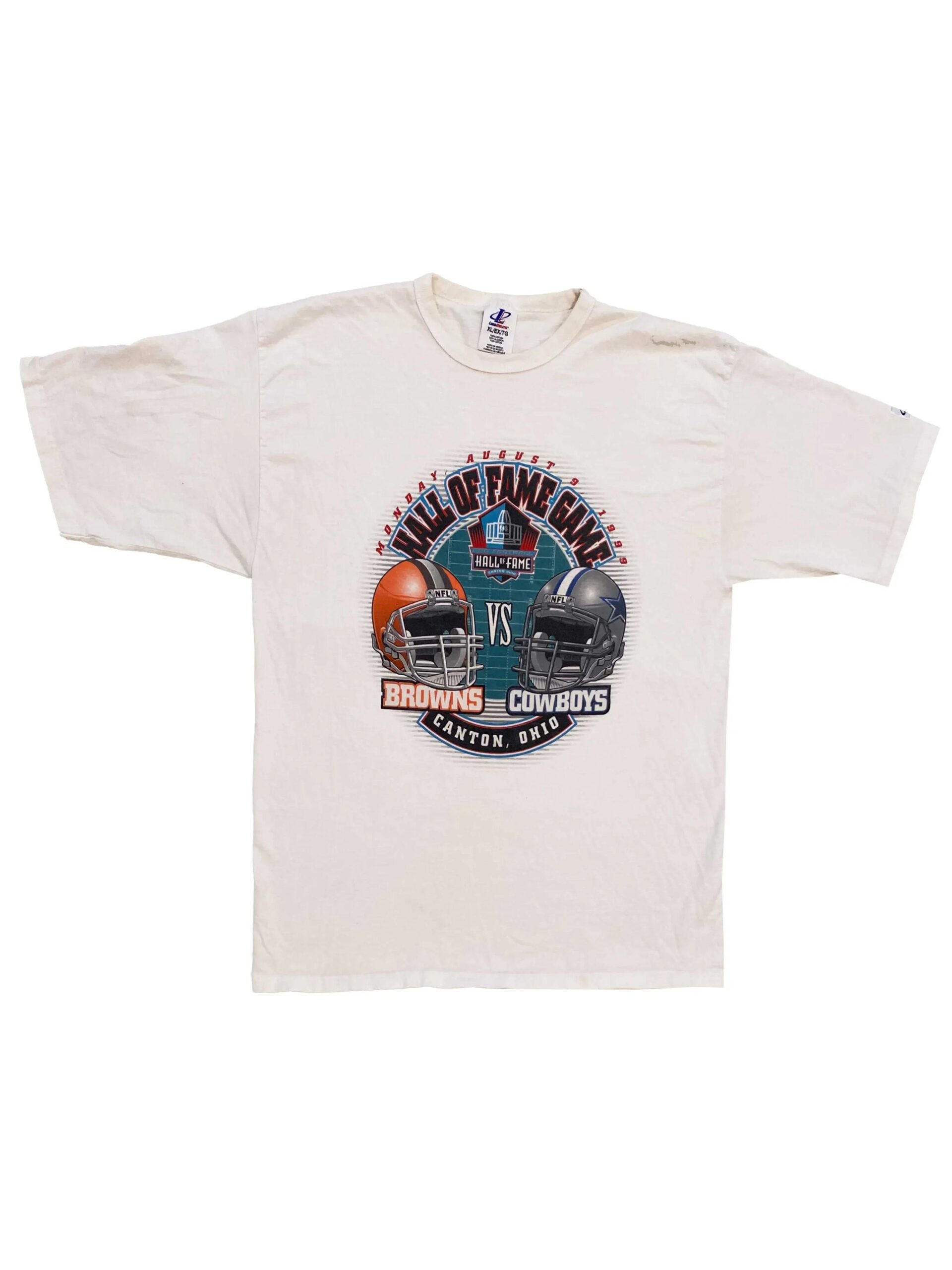 Vintage Style 99 Browns Vs. Cowboys Logo Athletic Sweatshirt T-shirt Ideal Gift for NFL Fans