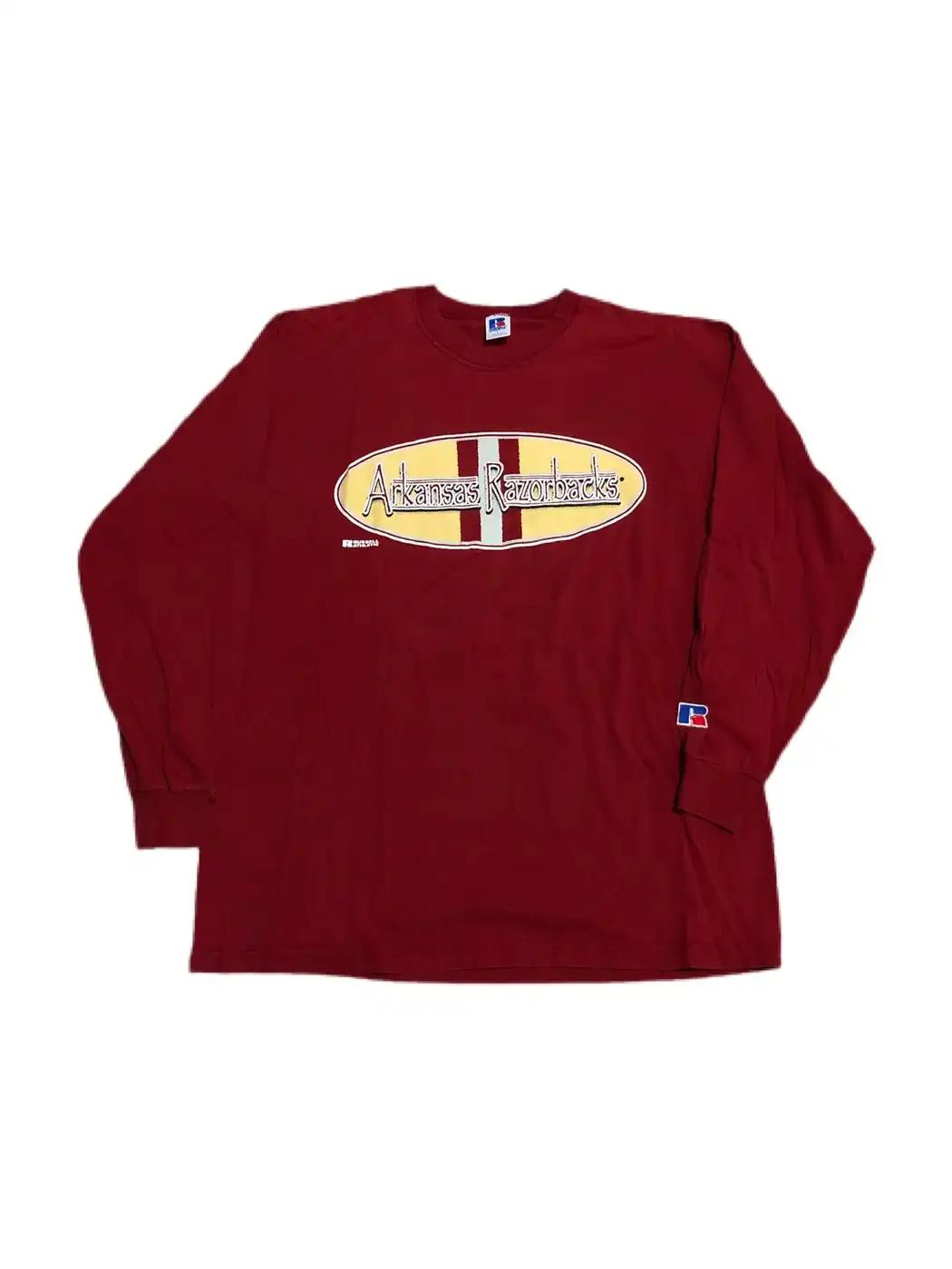 Vintage Style Arkansas Razorbacks University American Sweatshirt Gifts For Ncaa