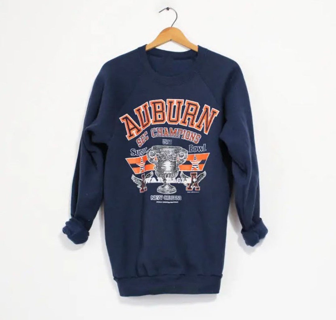 Vintage Style Auburn University Tigers Liberty Bowl Sweatshirt, Auburn Tiger Sweater