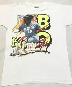 Vintage Style Bo Jackson Kc Royals Apparel For Mlb Fans