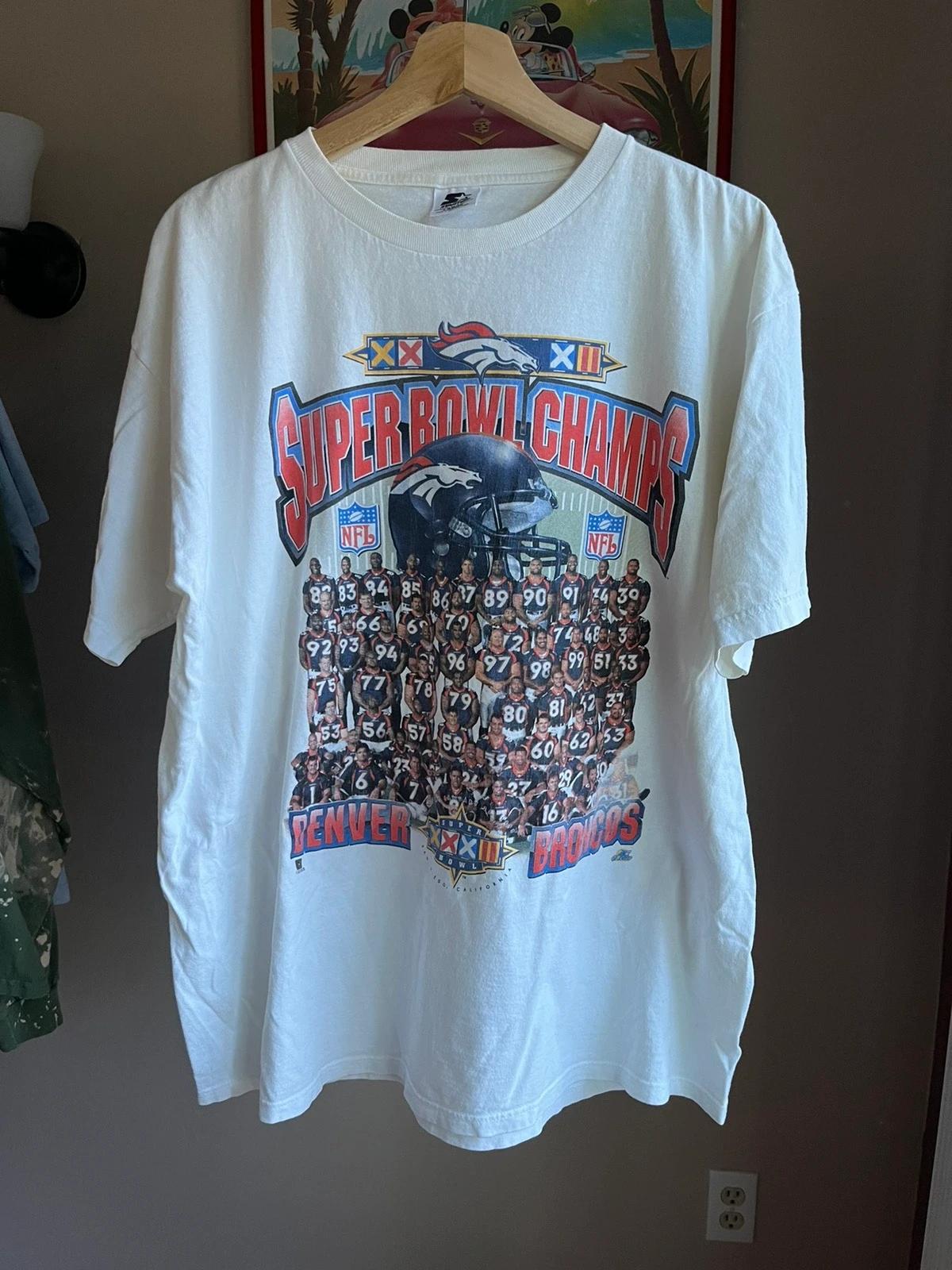 Vintage Style Broncos1998 Super Bowl Sweatshirt T-shirt Ideal Gift for NFL Fans