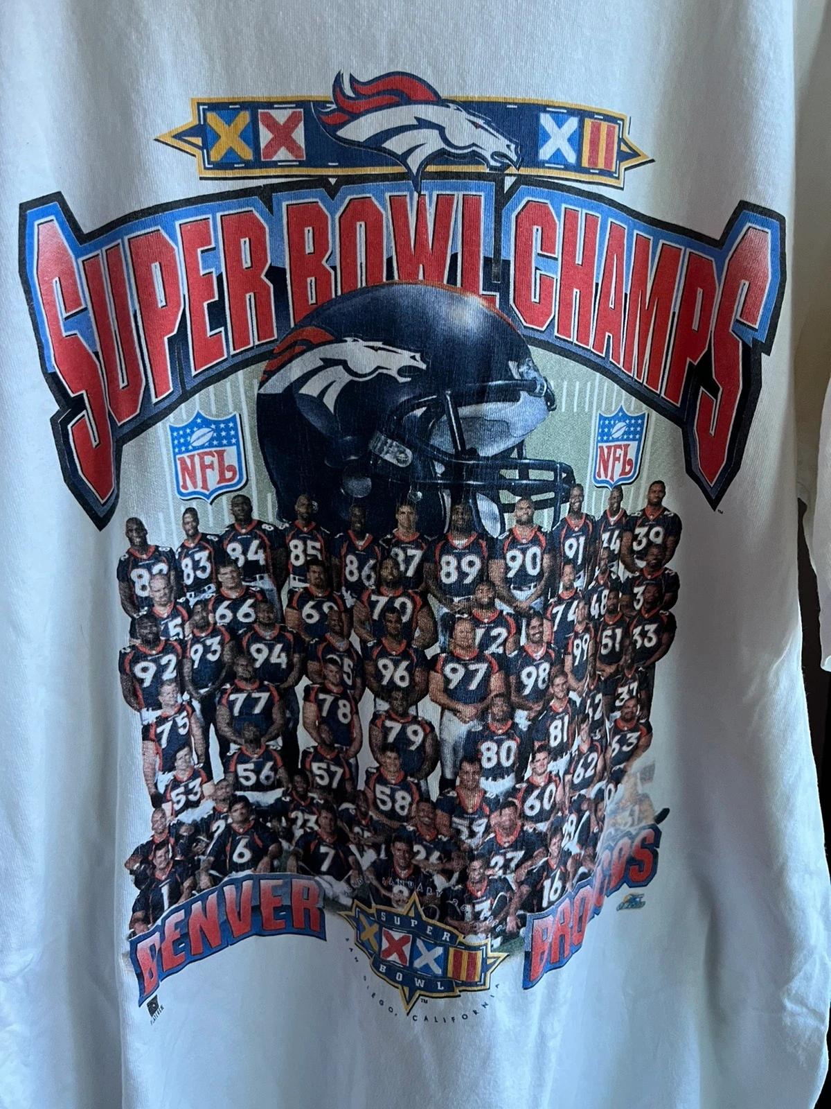 Vintage Style Broncos1998 Super Bowl Sweatshirt T-shirt Ideal Gift for NFL Fans - Image 2