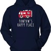 Vintage Style Bulldogs Hoodie, Camping Nana'S Happy Place Team Hoodie Gifts For Fans