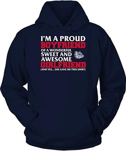 Vintage Style Bulldogs, Proud Girlfriend 2021 Graduation Gift Shirt For Fans