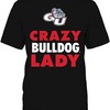 Vintage Style Bulldogs Shirt, Pattern Monogram Basketball Hoop Gifts For Fans