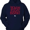 Vintage Style Bulldogs, Teach Love Inspire Graphic Design Gift Shirt For Fans
