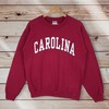 Vintage Style Carolina University Crewneck Sweatshirt Printed Spell Out Logo Carolina University Sweater Pullover Hoodie