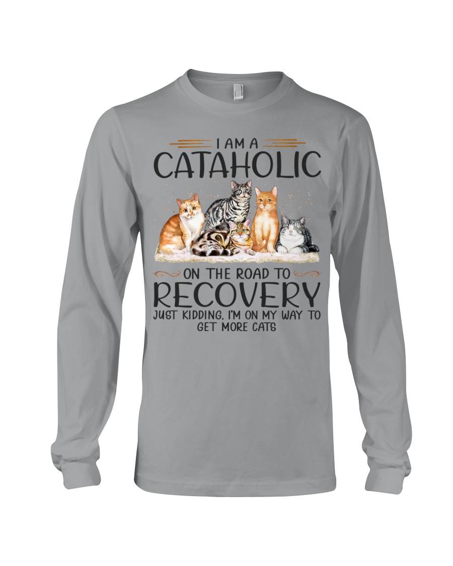 Vintage Style Cataholic T-Shirt - Admit Your Love For Cats With Humor - Image 3