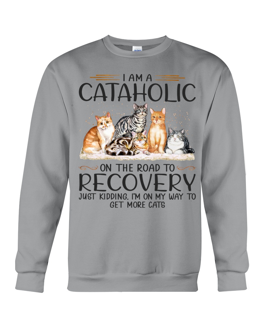 Vintage Style Cataholic T-Shirt - Admit Your Love For Cats With Humor - Image 4