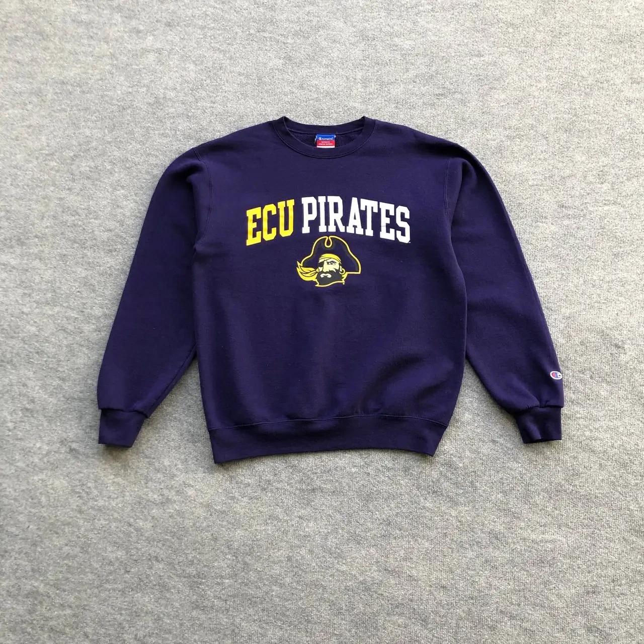 Vintage Style Champion Ecu Pirates NFL East Carolina Sweatshirt T-shirt, NFL Football Teams Gifts For Fans