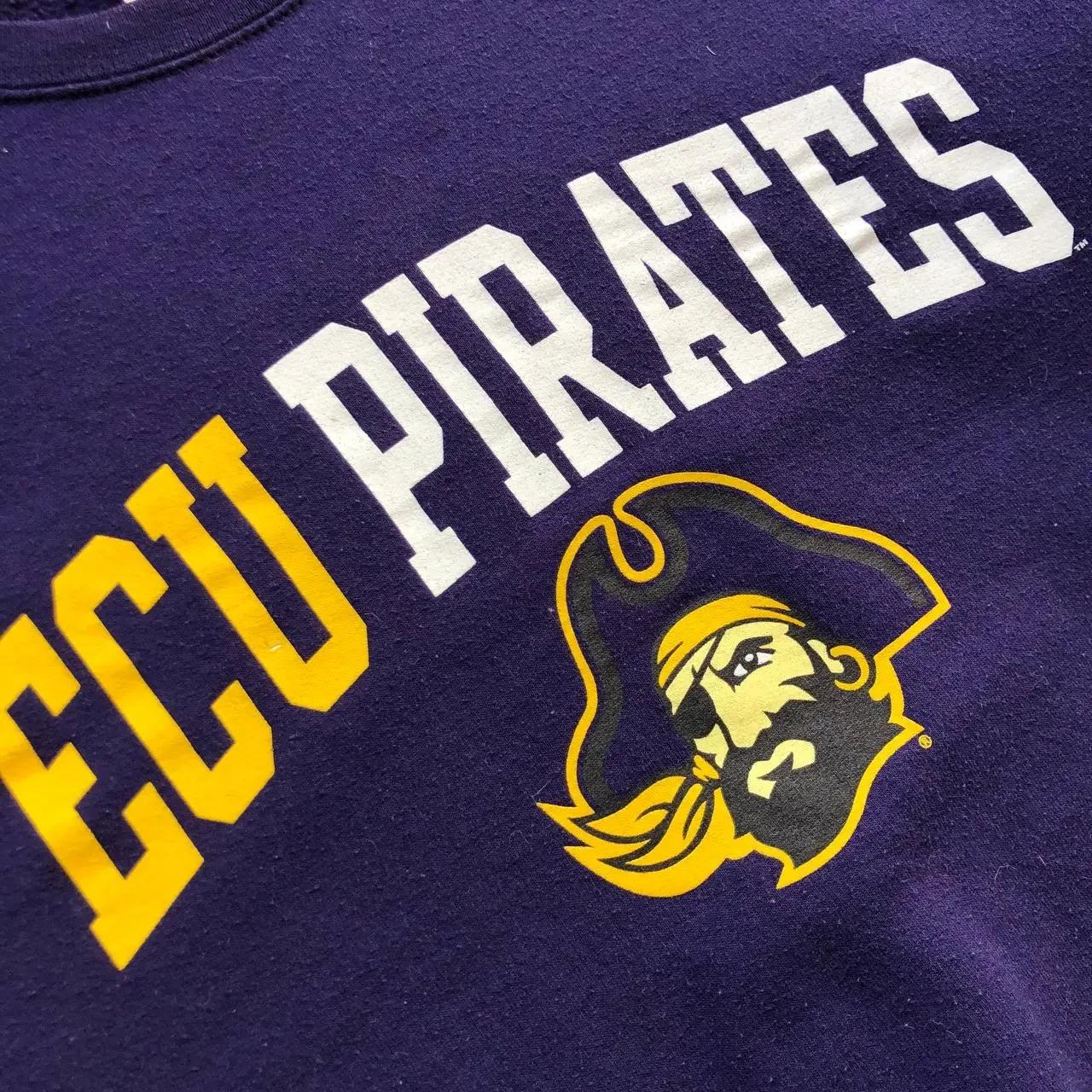 Vintage Style Champion Ecu Pirates NFL East Carolina Sweatshirt T-shirt, NFL Football Teams Gifts For Fans - Image 2