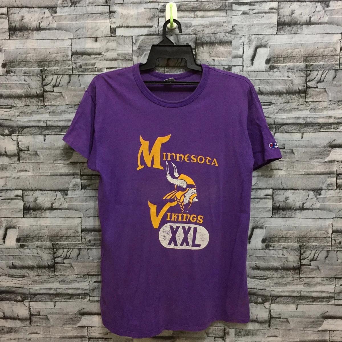 Vintage Style Champion Minnesota Vikings NFL Sweatshirt T-shirt, NFL Football Teams Gifts For Fans