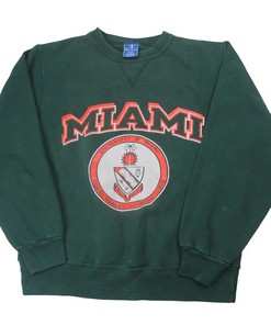 Vintage Style Champion University Miami Graphic T-Shirt Sweatshirt American Football Sweatshirt Sports Gifts