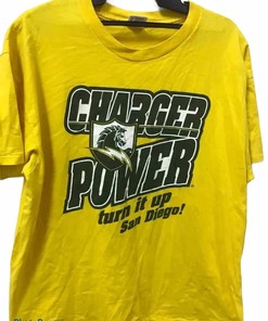 Vintage Style Charger Power Single Stitched Sweatshirt T-shirt, NFL Football Teams Gifts For Fans