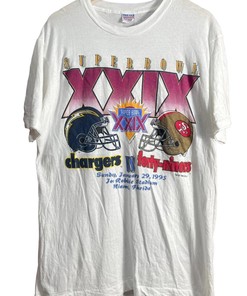 Vintage Style Chargers Vs 49Ers Super Bowl XXIX 95 Gracphic Sweatshirt T-shirt, NFL Football Teams Gifts For Fans