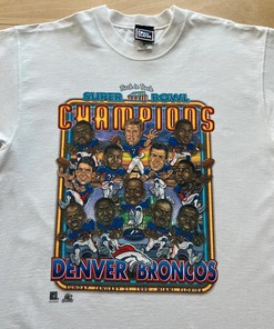 Vintage Style Denver Broncos Super Bowl Champions 90s NFL Sweatshirt T-shirt, NFL Football Teams Gifts For Fans