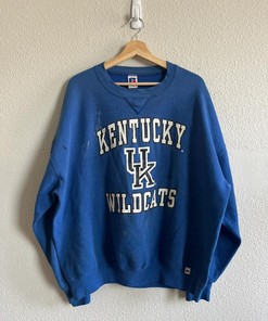 Vintage Style Distressed 90’s Uni Of Kentucky Sweatshirt T-shirt Ideal Gift for NFL Fans