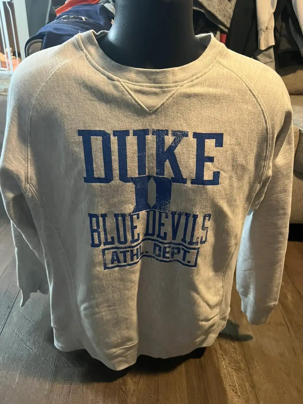 Vintage Style Duke Blue Devils University American Sweatshirt Gifts For Ncaa