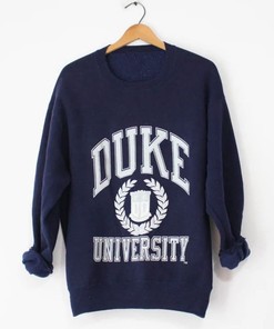 Vintage Style Duke University Blue Devils Sweatshirt, Duke University Sweater Duke University Shirt