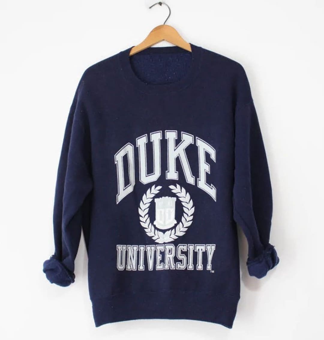 Vintage Style Duke University Blue Devils Sweatshirt, Duke University Sweater Duke University Shirt