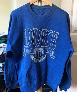 Vintage Style Duke University Sweatshirt, Duke Sweater, Vintage Style 90S Shirt