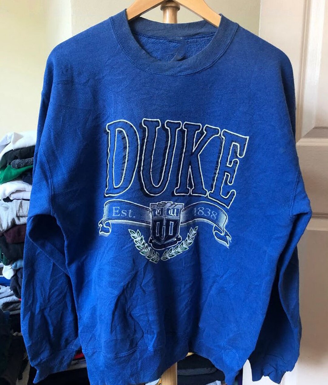 Vintage Style Duke University Sweatshirt, Duke Sweater, Vintage Style 90S Shirt