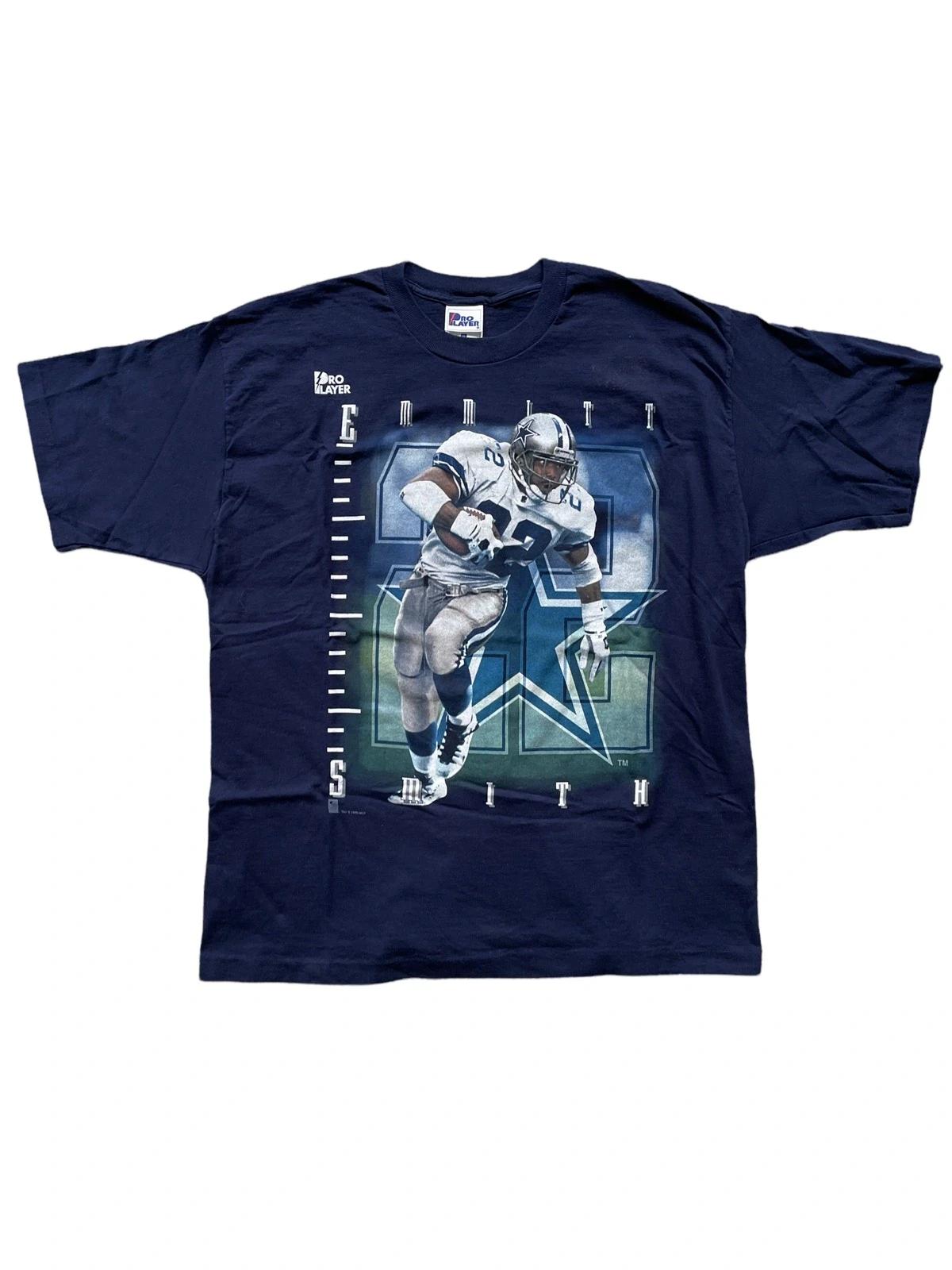 Vintage Style Emmitt Smith Dallas Cowboys Pro Player Sweatshirt T-shirt, NFL Football Teams Gifts For Fans