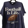 Vintage Style Football Is Life Planet NFL Sweatshirt T-shirt Ideal Gift for NFL Fans