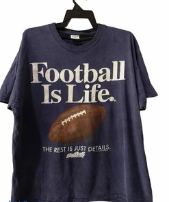 Vintage Style Football Is Life Planet NFL Sweatshirt T-shirt Ideal Gift for NFL Fans