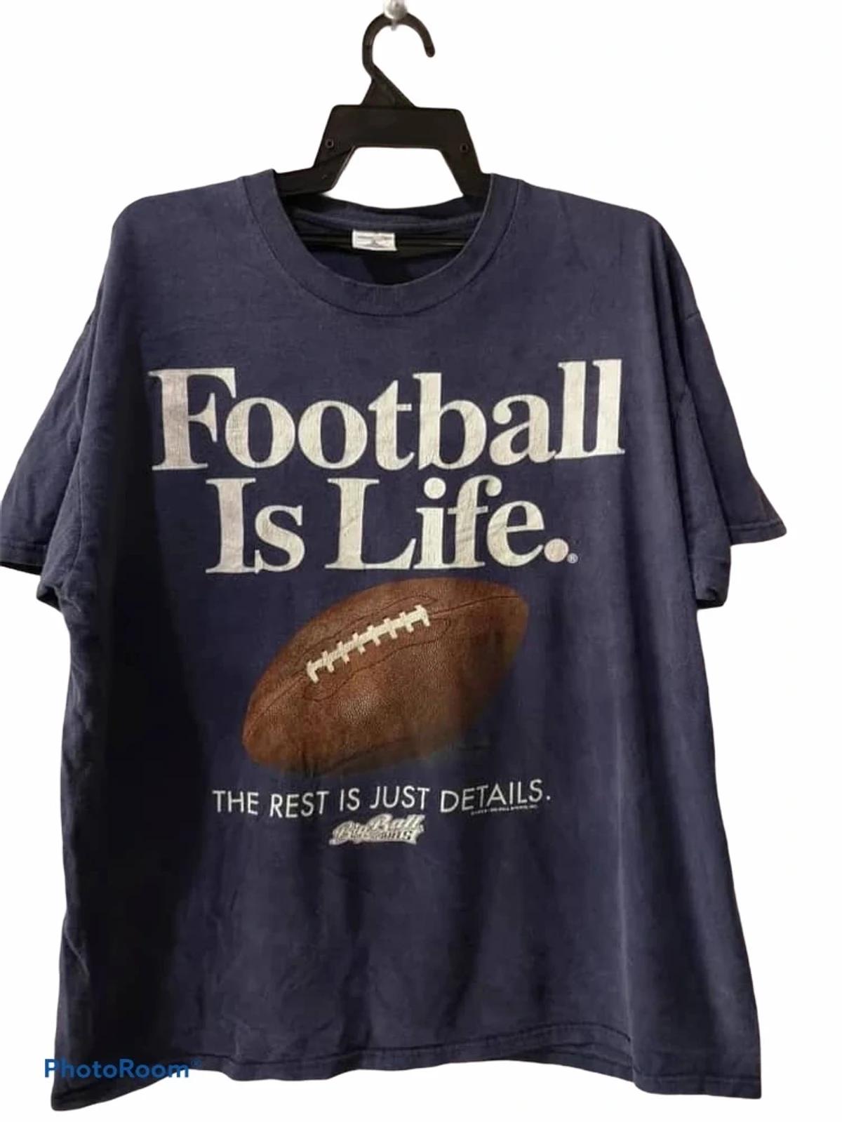 Vintage Style Football Is Life Planet NFL Sweatshirt T-shirt Ideal Gift for NFL Fans