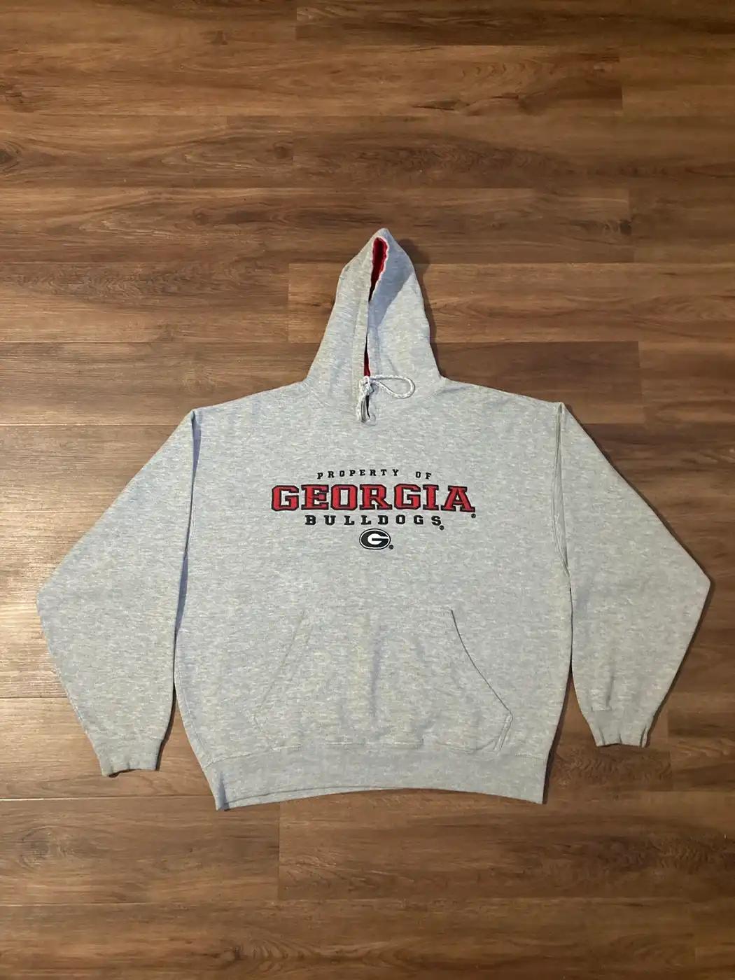 Vintage Style Georgia Bulldog T-Shirt Sweatshirt American Football Sweatshirt Sports Gifts