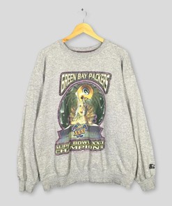 Vintage Style Green Bay Packers NFLt Shirt Pullover Hoodie Crewneck Sweatshirt Reprinted Gifts for NFL Fans