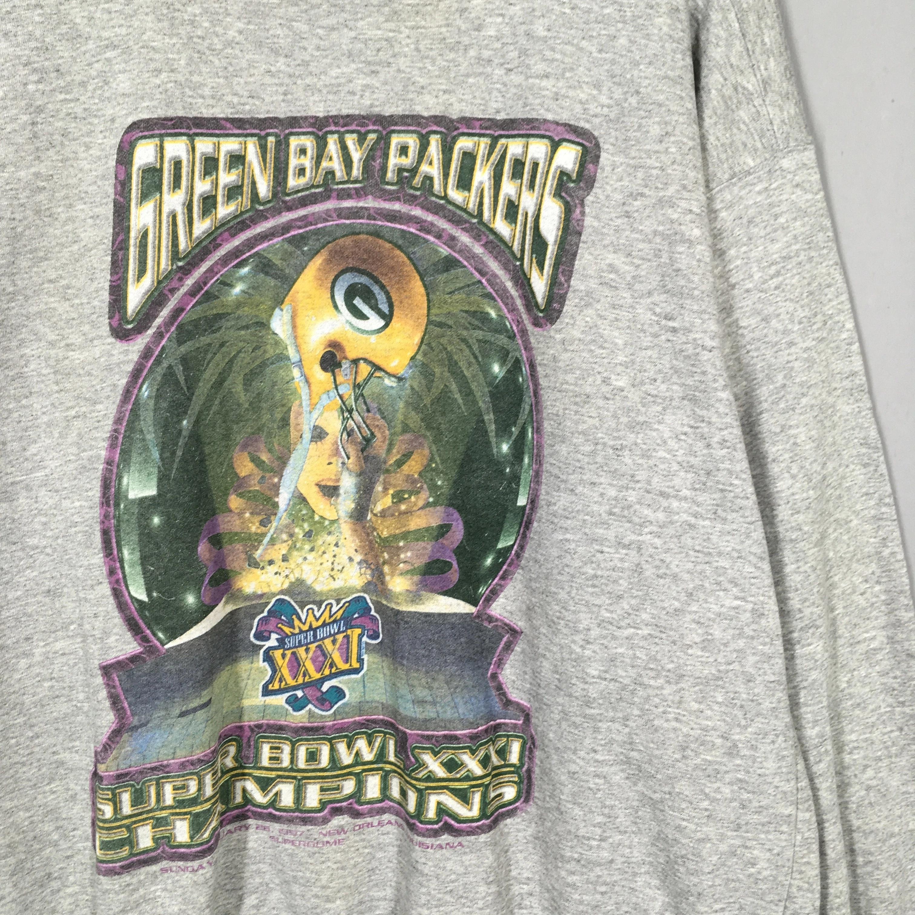 Vintage Style Green Bay Packers NFLt Shirt Pullover Hoodie Crewneck Sweatshirt Reprinted Gifts for NFL Fans - Image 2