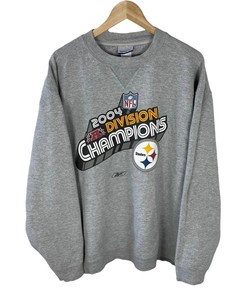 Vintage Style Grey Sweatshirt Steelers 2004 Champions Sweatshirt T-shirt Ideal Gift for NFL Fans