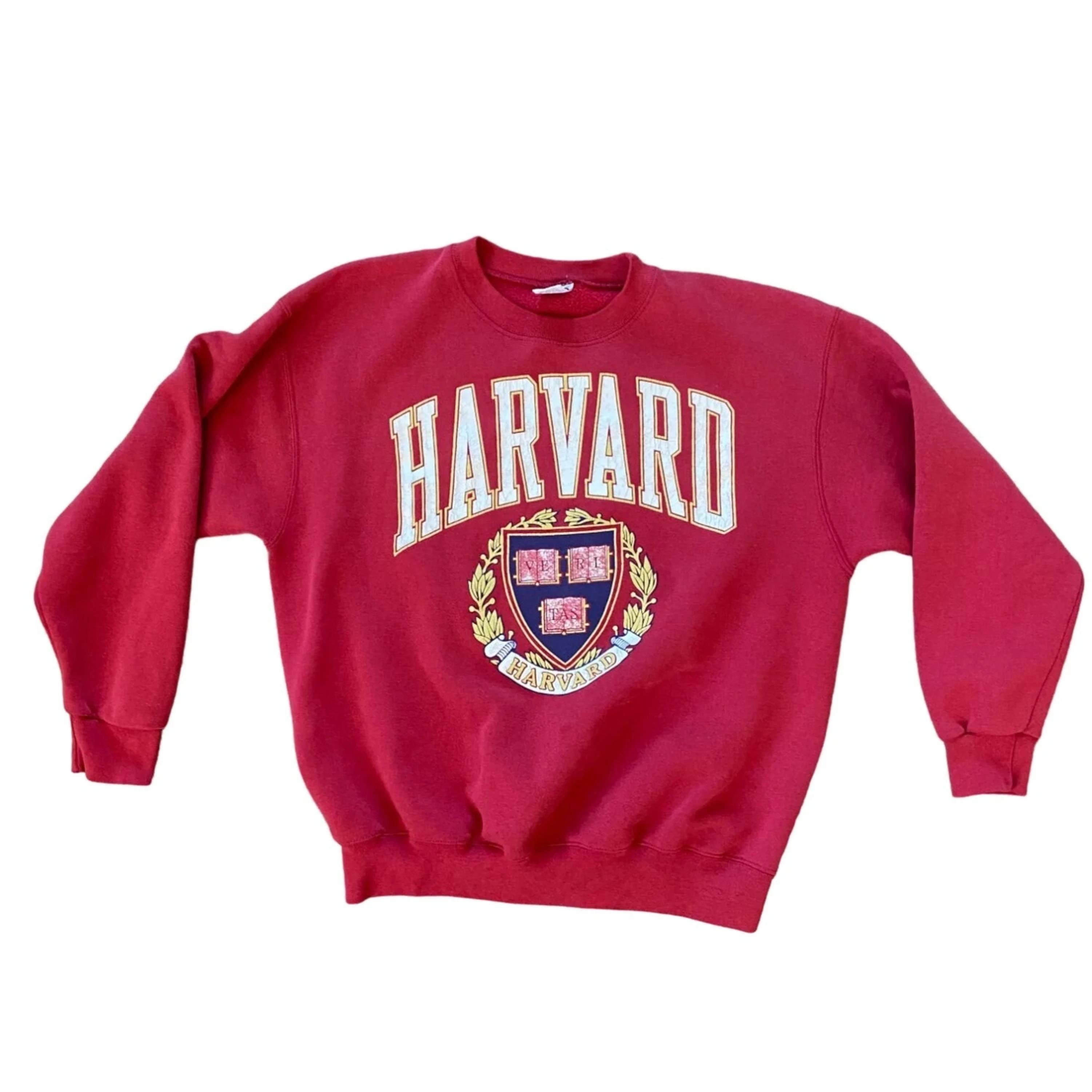Vintage Style Harvard Collegiate Crew Neck T-Shirt Sweatshirt Hoodie Gifts Sports Lover