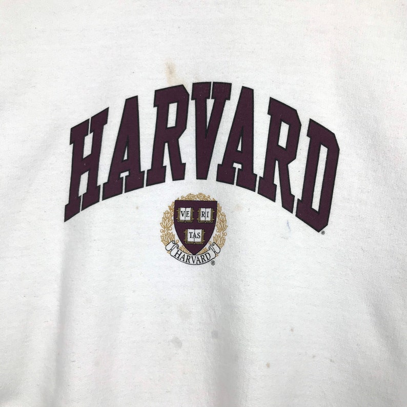 Vintage Style Harvard University Crewneck Sweatshirt Printed Spell Out Logo Harvard University Sweater Pullover Hoodie - Image 2