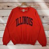 Vintage Style Illinois State University Crew Neck Sweatshirt Sweater Pullover, Hoodie