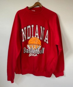 Vintage Style Indiana University Hoosiers Basketball Champions Sweatshirt, Indiana Hoosiers Sweater T-Shirt