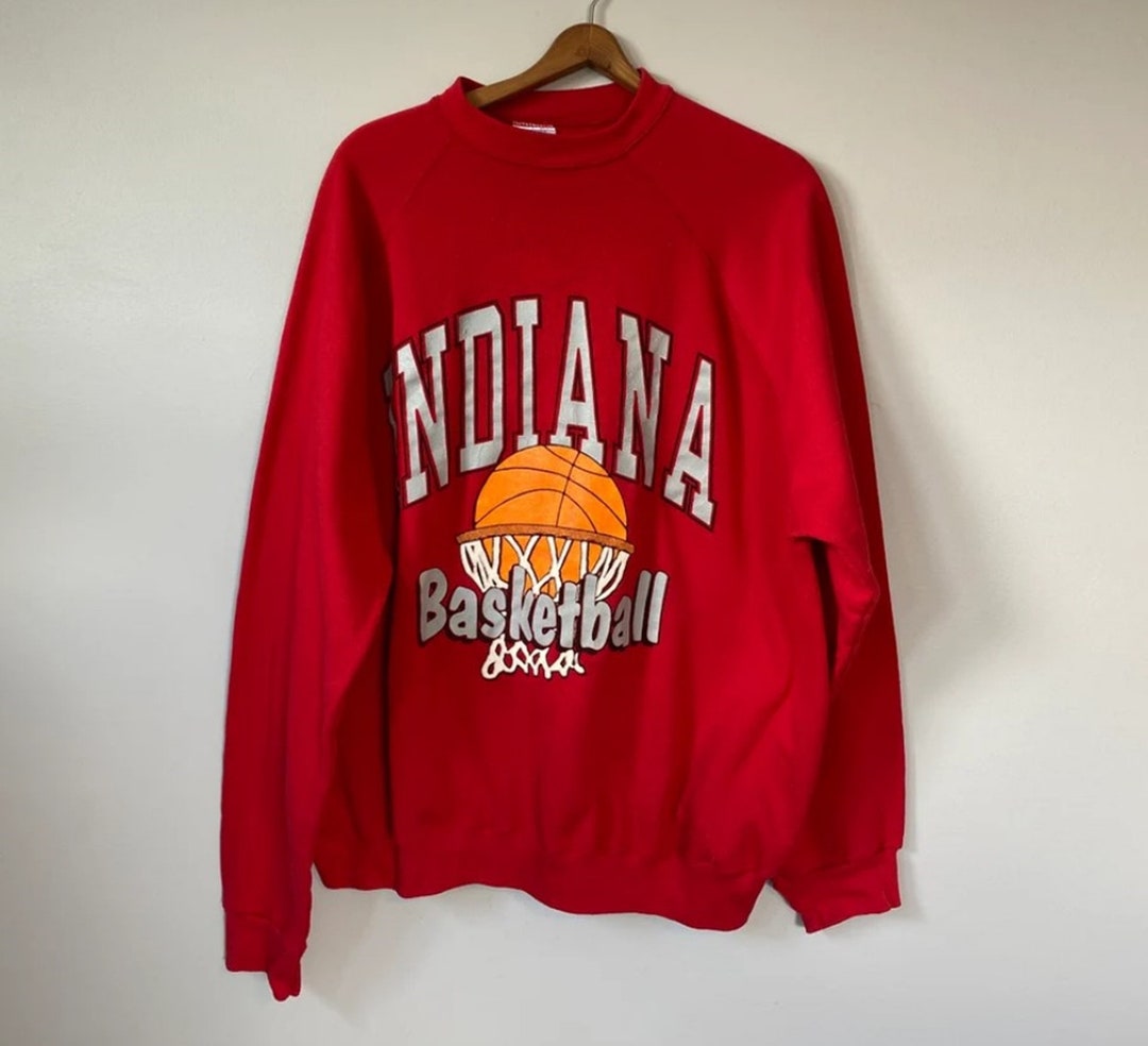 Vintage Style Indiana University Hoosiers Basketball Champions Sweatshirt, Indiana Hoosiers Sweater T-Shirt