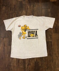 Vintage Style Iowa Hawkeyes Football University American Sweatshirt Gifts For Ncaa