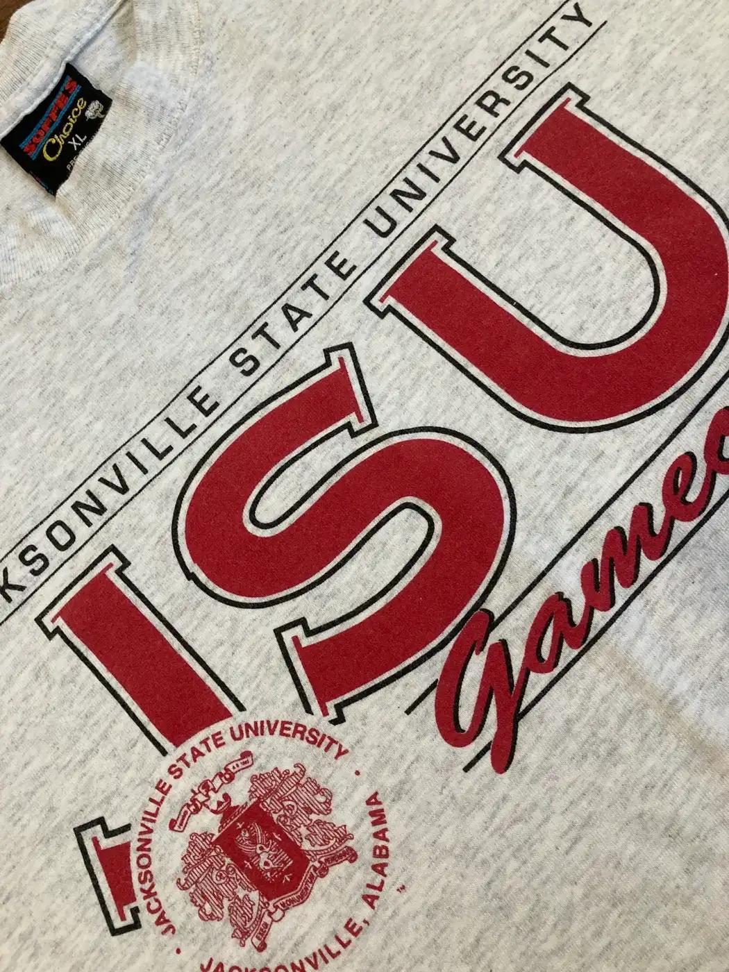 Vintage Style Jacksonville State University T-Shirt Sweatshirt American Football Sweatshirt Sports Gifts - Image 2