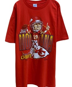 Vintage Style Joe Montana NFL Sweatshirt T-shirt Ideal Gift for NFL Fans