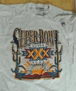 Vintage Style Logo Athletic Super Bowl 30 Sweatshirt T-shirt Ideal Gift for NFL Fans