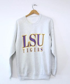 Vintage Style Louisiana State University Lsu Tigers Sweatshirt, Lsu Tigers Shirt, Louisiana State Football Sweatshirt