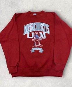 Vintage Style Massachusetts Minutemen T-Shirt Sweatshirt Hoodie American Football Gifts Lover