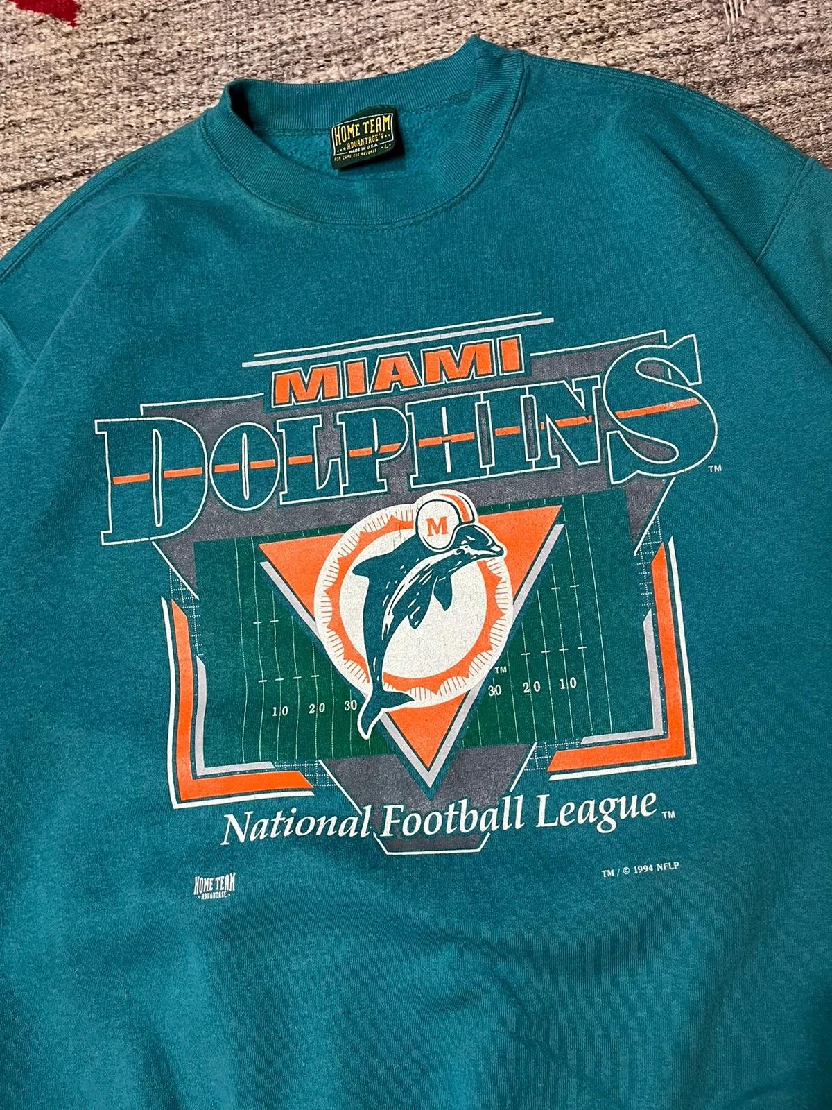 Vintage Style Miami Dolphins NFL Hoodie Sweatshirt Shirt Gifts for Fans - Image 2