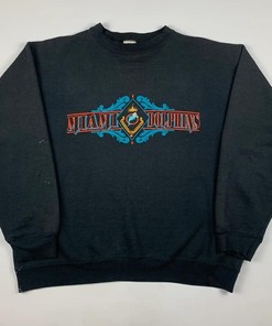Vintage Style Miami Dolphins T Shirt Hoodie Sweatshirt Gift For Nfl Fans